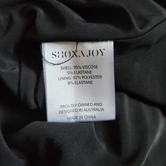 New Shona Joy Yvette Strapless Black Cocktail Midi Dress Size 2 NWOT - Picture 8 of 10